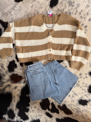 Striped Cardigan