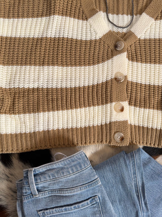 Striped Cardigan