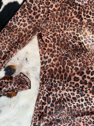 Leopard Sheer Top