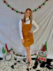 Suede Mini Dress