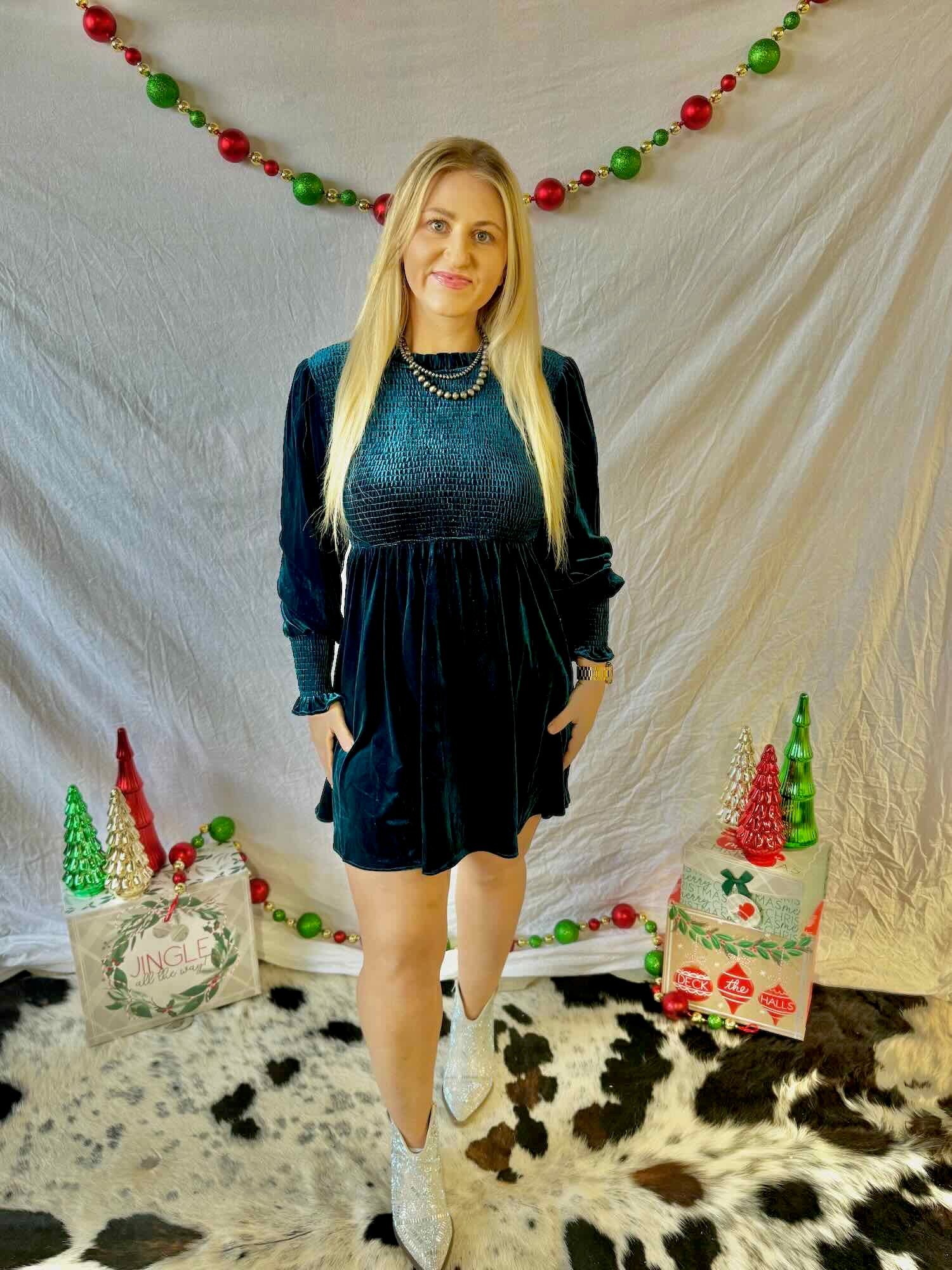 Vanessa Velvet Dress