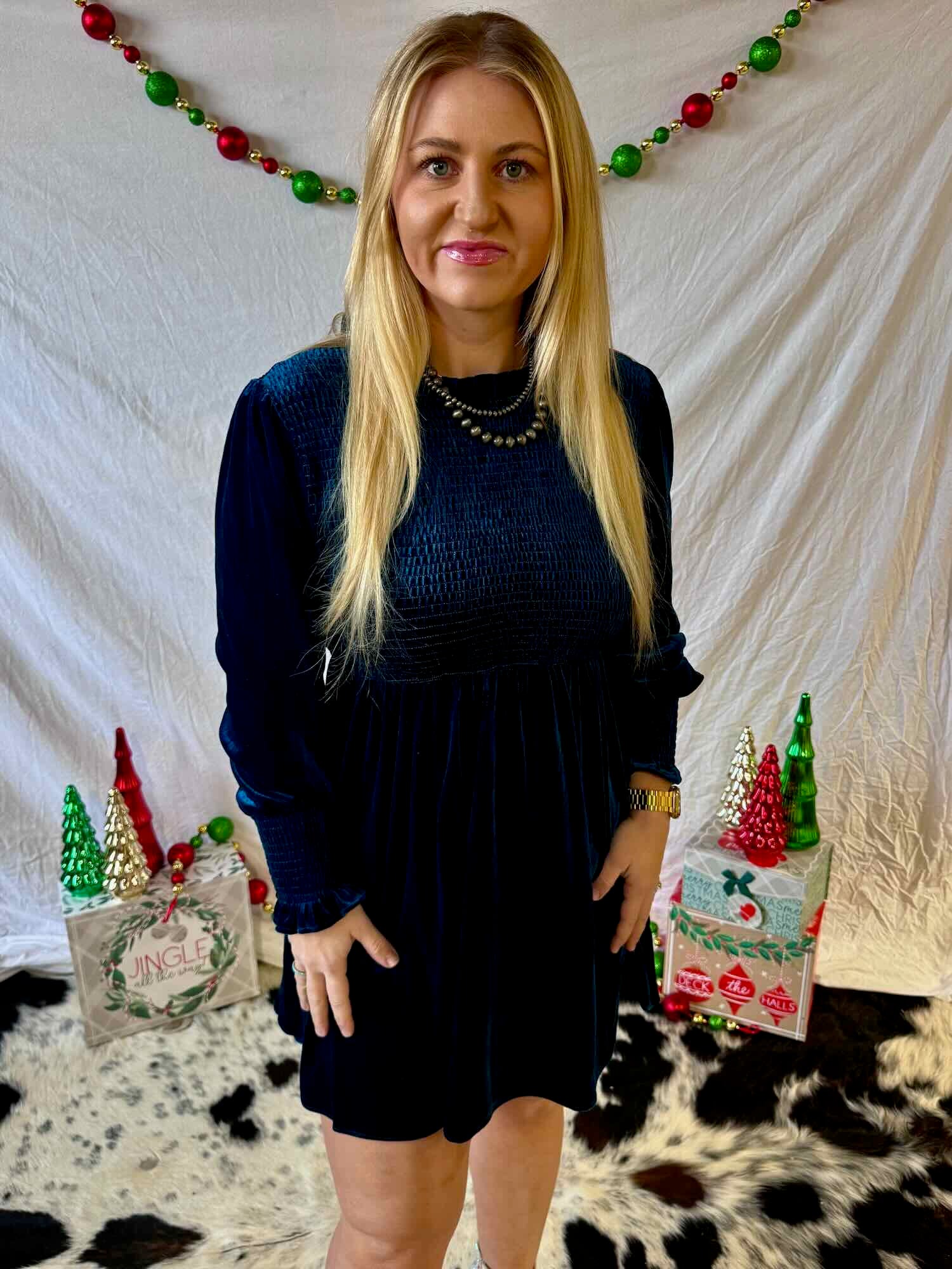 Vanessa Velvet Dress