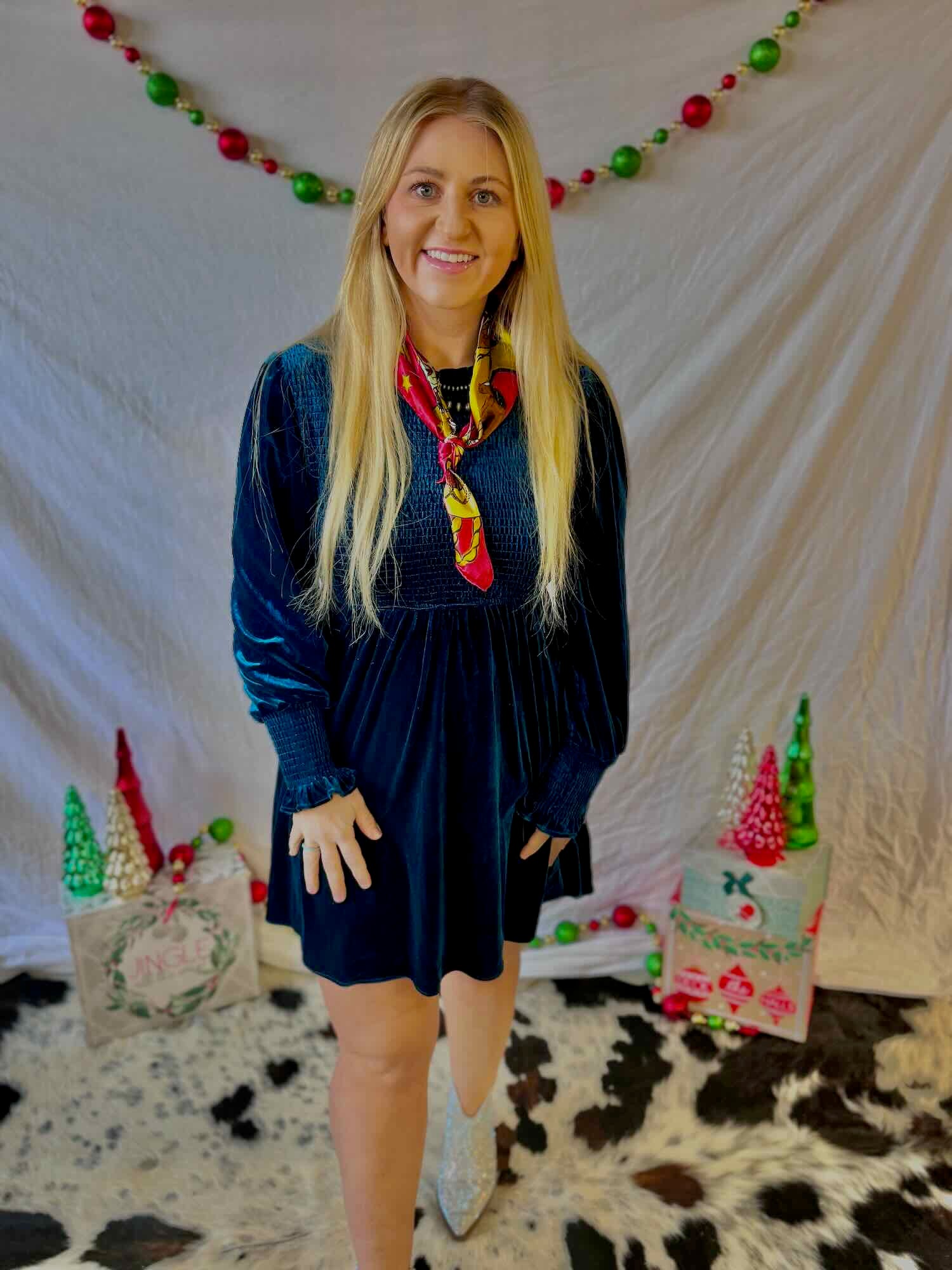 Vanessa Velvet Dress