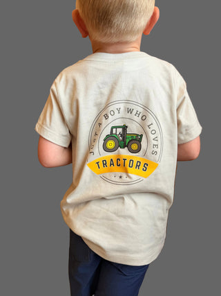 Just a Boy Tractpr Tee