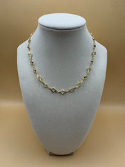 Jeweled Chain Sparkle Necklace