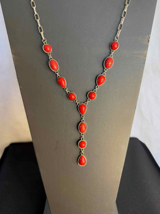 Stone Y Necklace