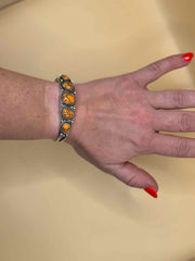 Orange Cuff Bracelet