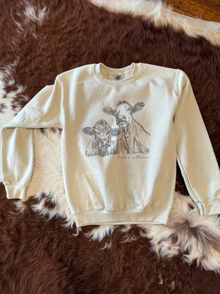 Thank a cattlemen crewneck