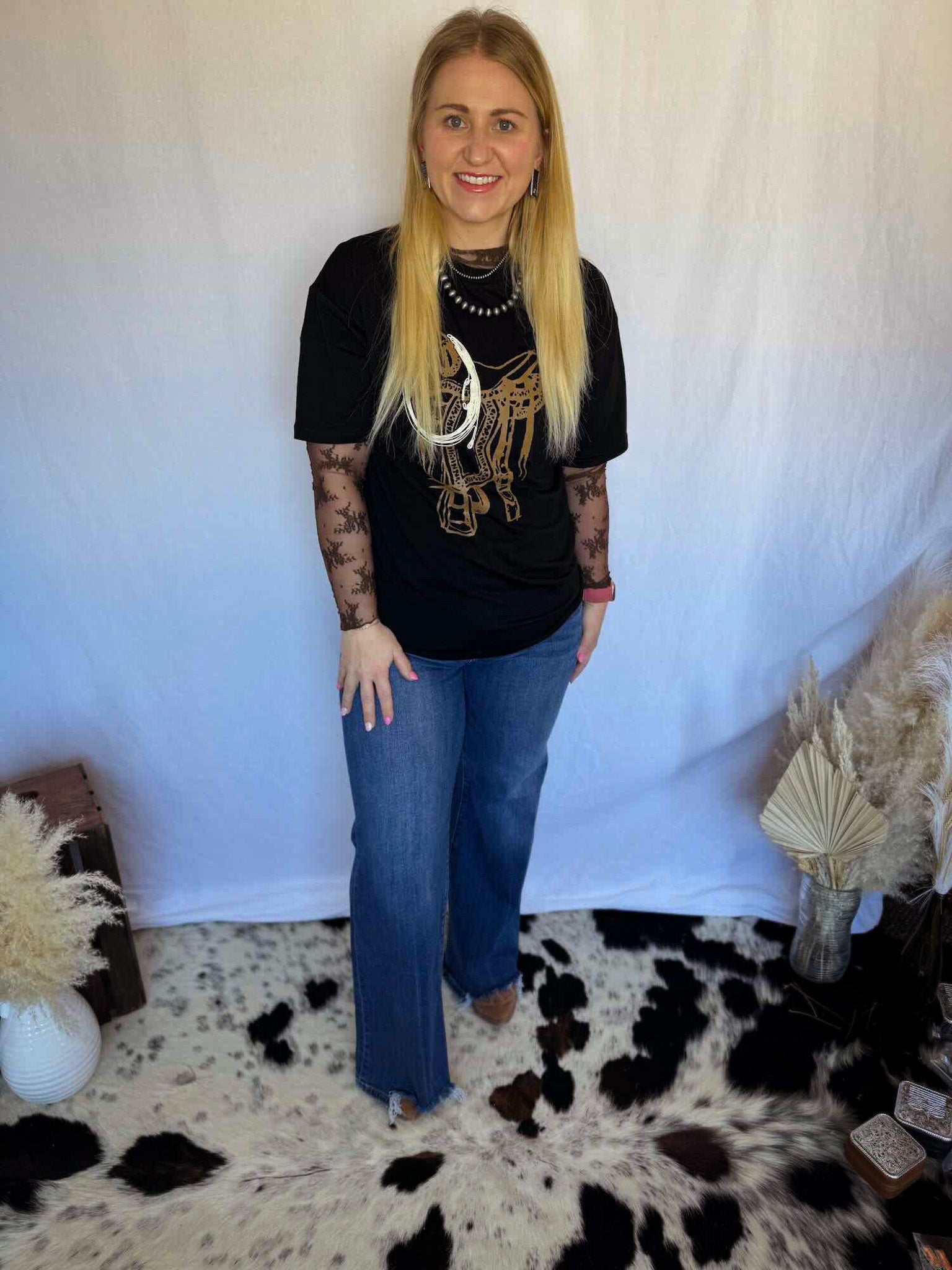 Floral Sheer Top