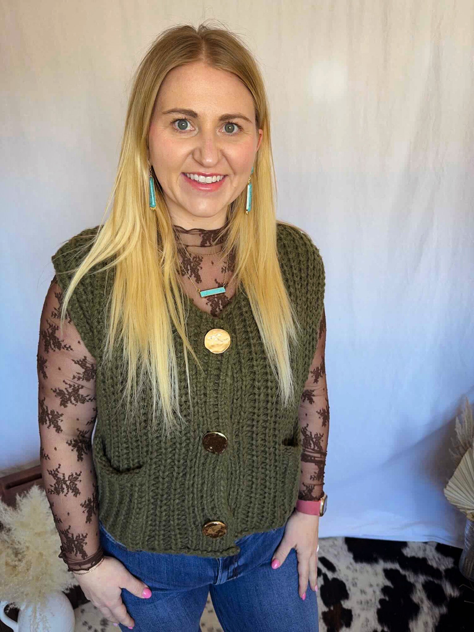 Floral Sheer Top