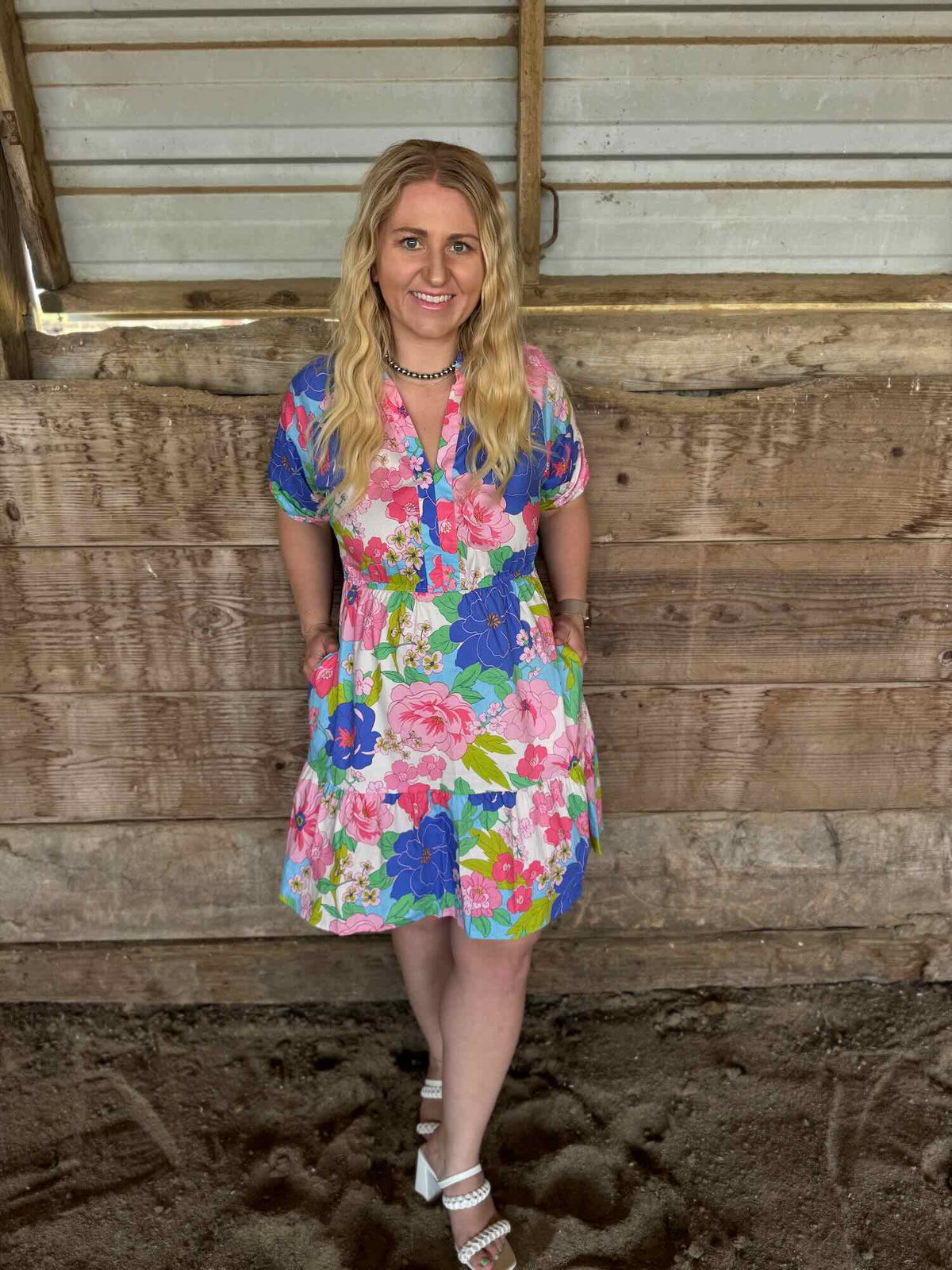 Faith Floral Dress