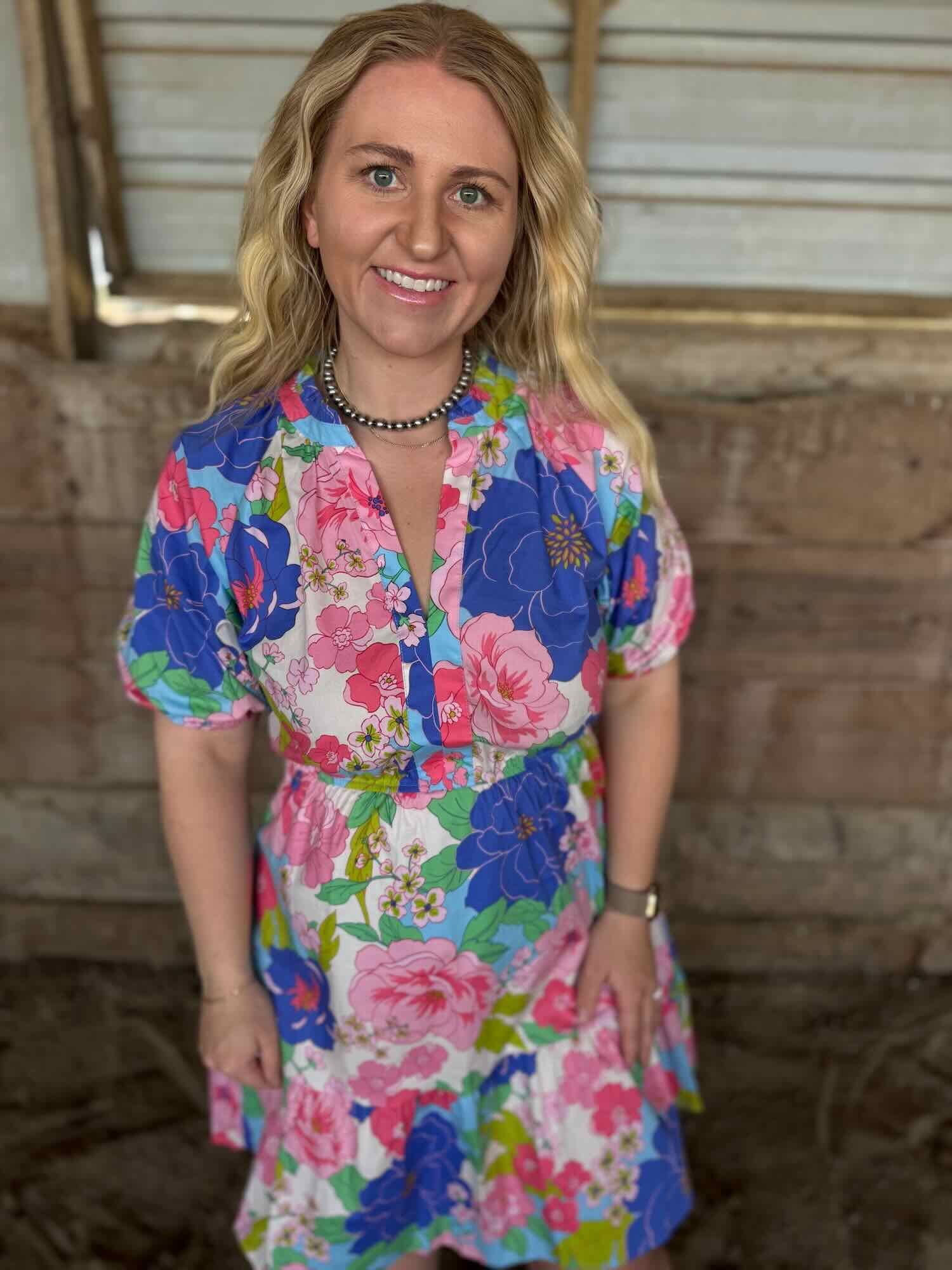 Faith Floral Dress