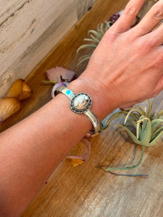 Sterling Silver Wild Horse Cuff Bracelet