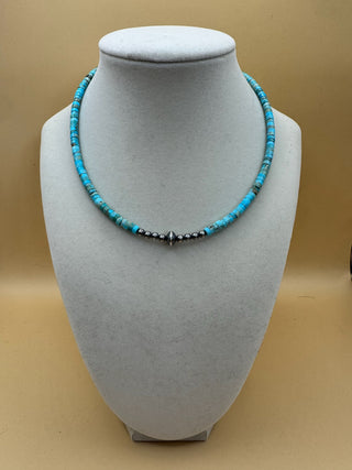 Sterling and Turquoise Choker