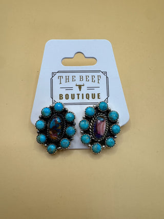 Dahlia & Turquoise Clusters