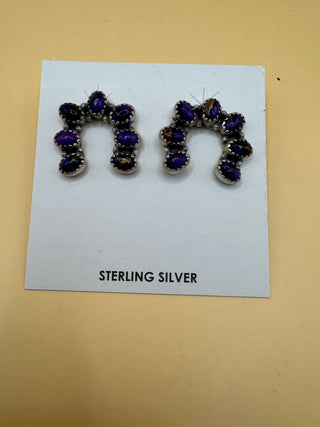 Hada Collection Violet Rose Earrings