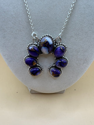 Violet Rose Necklace