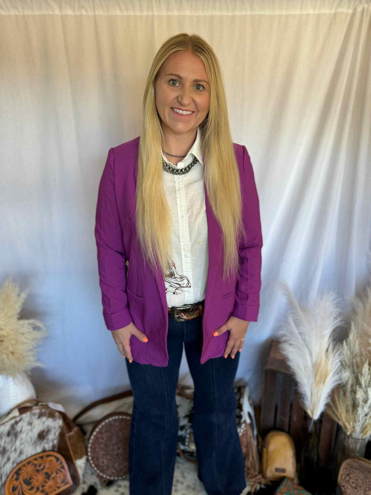 Blaze Blazer Purple