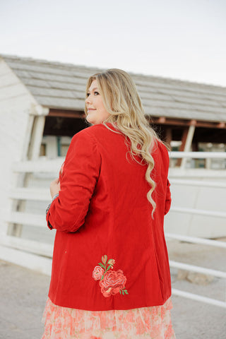 Red Velvet Jacket
