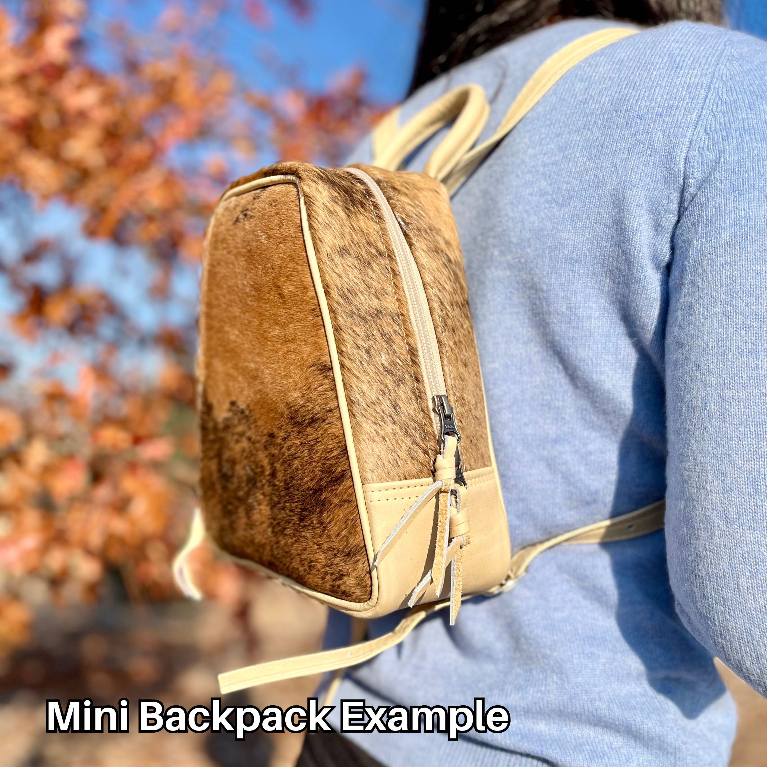 Mini Backpack Dark Brown