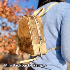 Mini Backpack Dark Brown