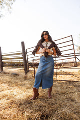Garden Gate Cowgirl Skirt