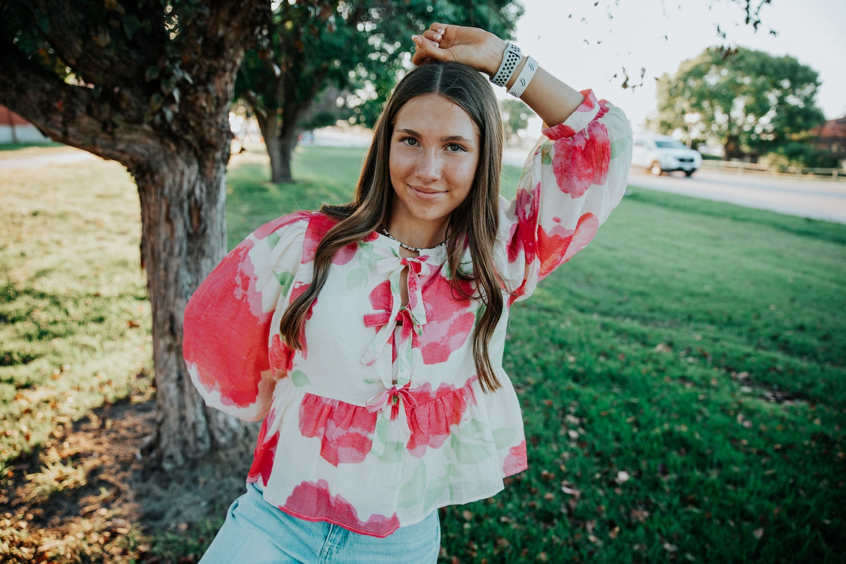 Fiona Floral Top