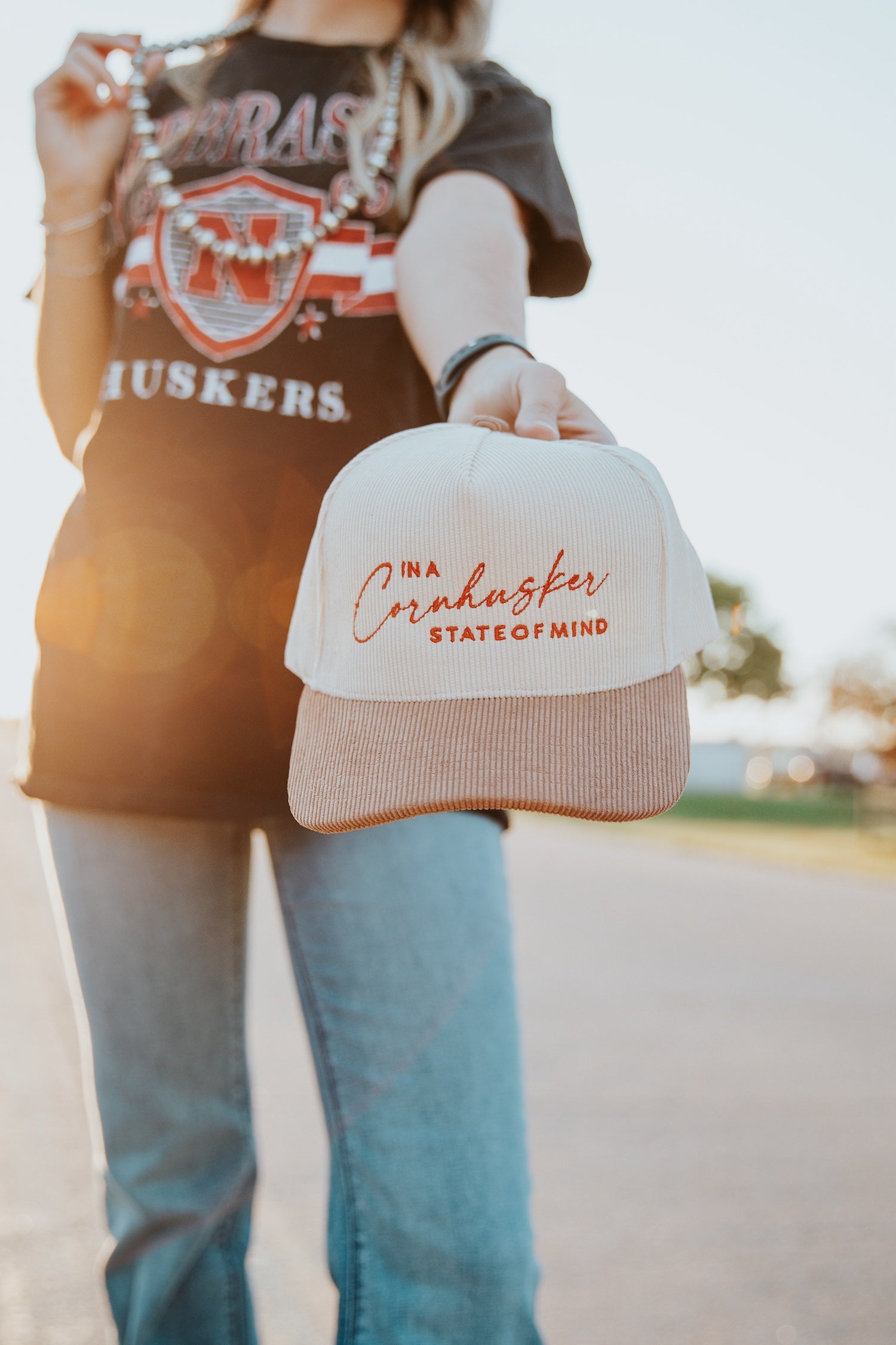 In A Cornhusker State of Mind Embroidered Hat