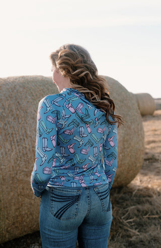 Boot Scootin' Kids Performance Hoodie