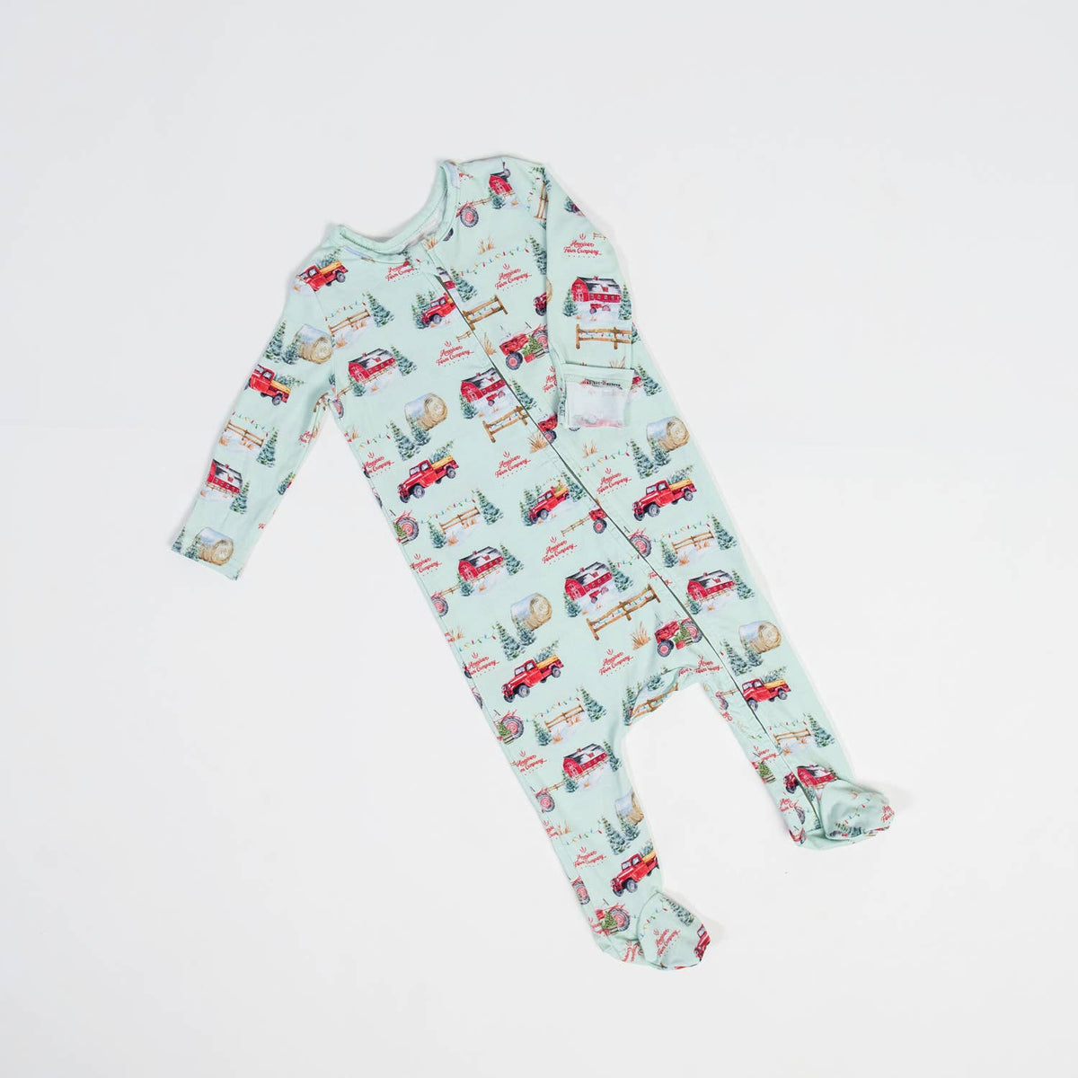 Christmas on the Farm Baby Pajama