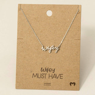 Wifey Necklace