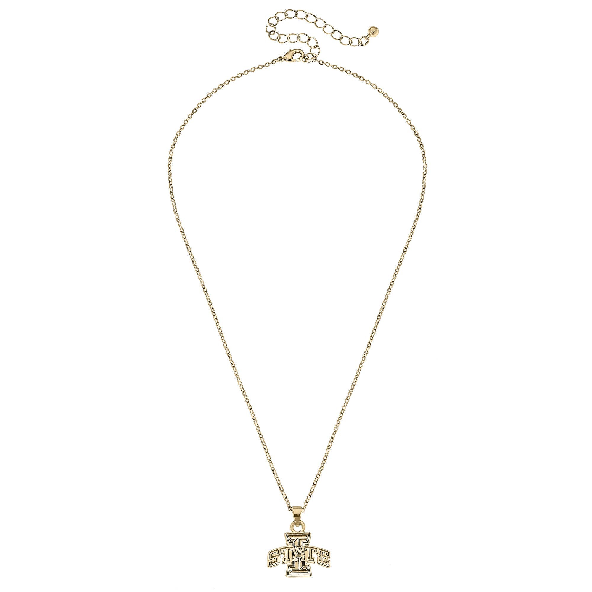 Iowa State Pendant Necklace