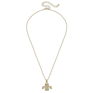 Iowa State Pendant Necklace
