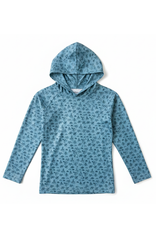 Diesel Drip in Blue Kids Performance Hoodie