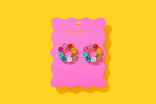 Rainbow Circle Earrings