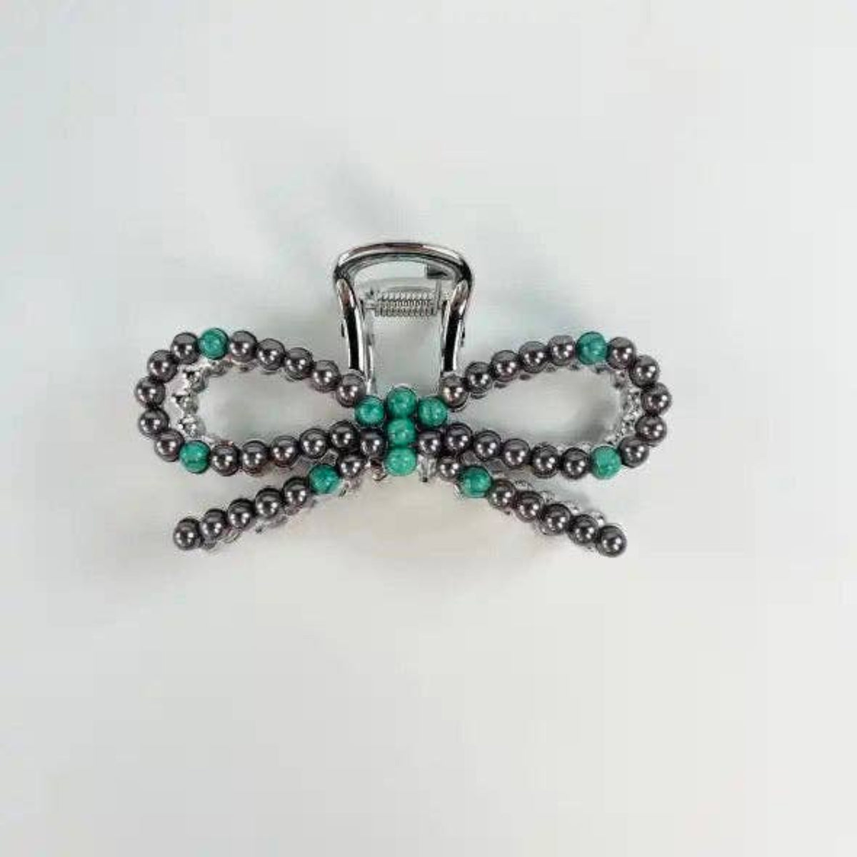 Turquoise/faux Navajo bow clip