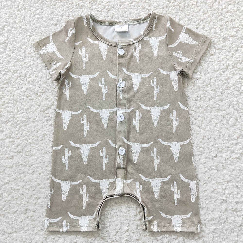 Baby Boys Skull One Piece