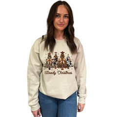 Howdy Christmas Tree Crewneck
