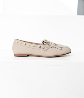 Moccasin Flats in Cream