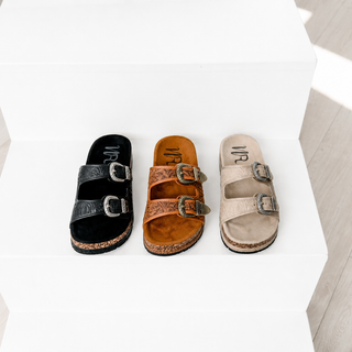 Morgana Western Sandal in Tan