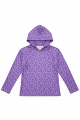Diesel Drip in Purple Kids Performance Hoodie