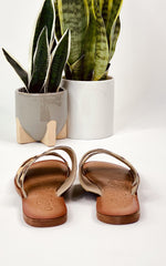 Spirited Dual Strap Slide in Leopard