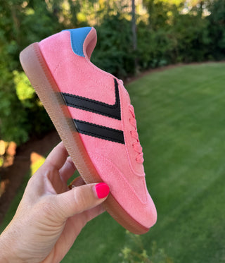 Stockholm Sneaker in Pink/Black